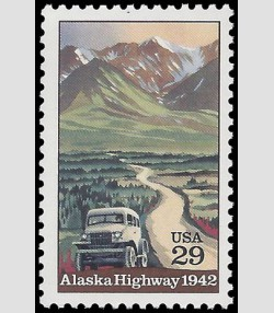U.S.#2635 Alaska Highway 29c Single, MNH.