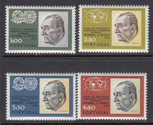 Portugal 1173-6 Visit of Brazil President mnh