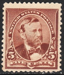 1890 - 1893 U.S Ulysses S. Grant 5¢ issue MNH Sc# 223 CV $185.00