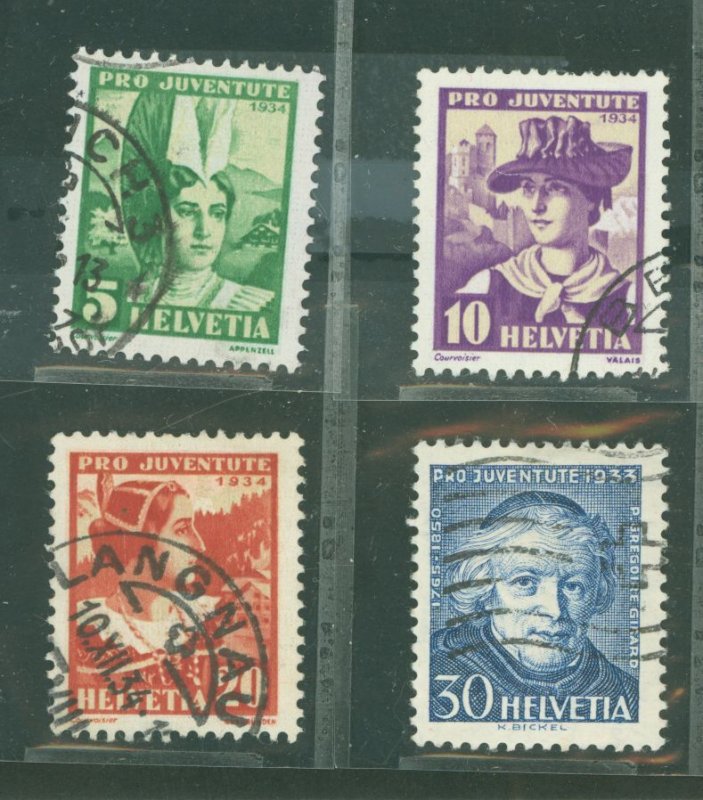 Switzerland #B65-B68 Used Single (Complete Set)