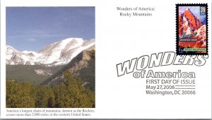 FDC 2006 SC #4072a Rocky Mountains - Washington DC - Single - J962