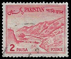 Pakistan #130b Used VLH; 2p Khyber Pass (1964)