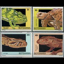 BOTSWANA 1980 - Scott# 243-6 Reptiles Set of 4 NH