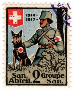 (I.B) Switzerland Cinderella : Red Cross Army Post (1914-1917)