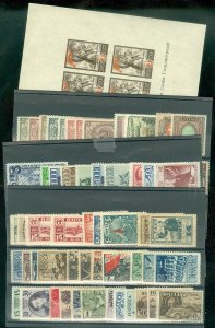 EDW1949SELL : RUSSIA Nice collection of ALL DIFF. VF, MOG part sets & Cplt sets.