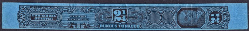 TG1101a Series 125 2¼ Ounces Tobacco Tax Strip (1955) Used