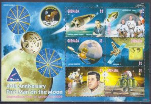 2009 Grenada 6145-50KL 40th Anniversary Of Apollo 11 8,50 €