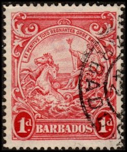 Barbados 194 - Used - 1p Seal of the Colony (1938) (cv $5.35) +
