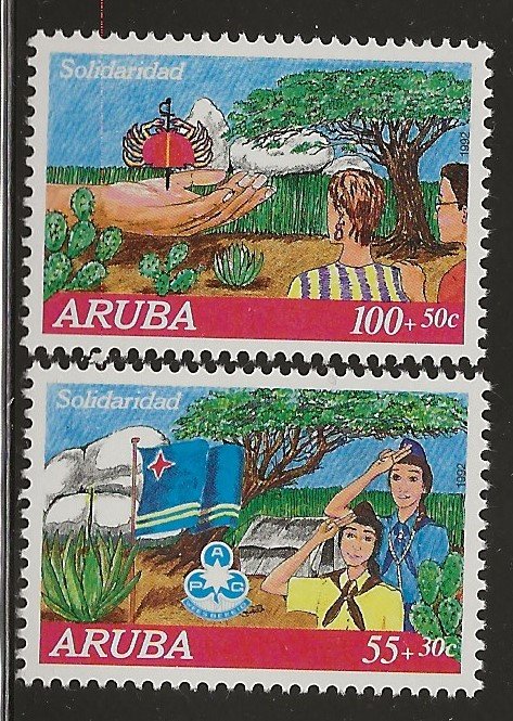 ARUBA  SC #   B27 - 8  MNH