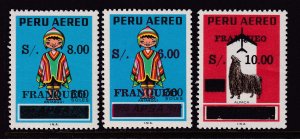 Peru C480-C482 MNH VF