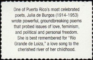 # 4476 MINT NEVER HINGED ( MNH ) JULIA DE BURGOS