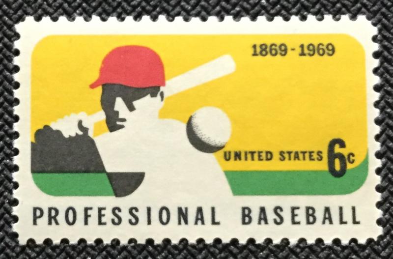 US #1381 MNH Single Professional Baseball SCV $.55 L3