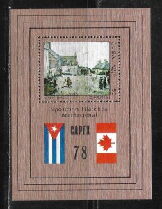 Cuba C285 CAPEX '78 Philatelic Exhibition s.s. MNH