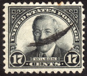 1931, US 17c, Wilson, Used, Sc 697