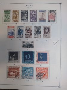 collection on pages Mexico 1940-59 FW: CV $222