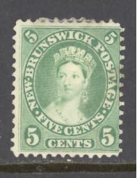 New Brunswick Sc # 8 mint hinged (RS)