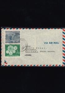 R) 1957 CHILE, PUNTA ARENAS SWITZERLAND AIR MAIL