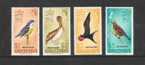 BIRDS - GRENADA GRENADINES #11-14  MNH