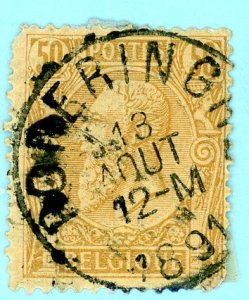Belgium, Scott #58, Used