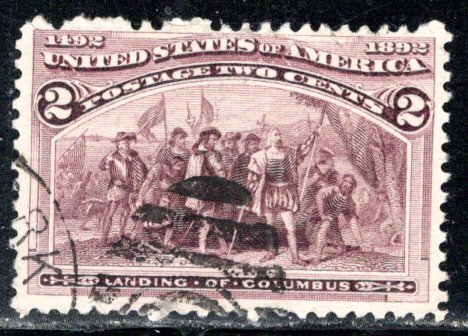 United States Scott # 231, used