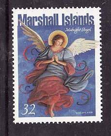 Marshall Is.-Sc#670- id7-unused NH set-Christmas-Angels-1998-