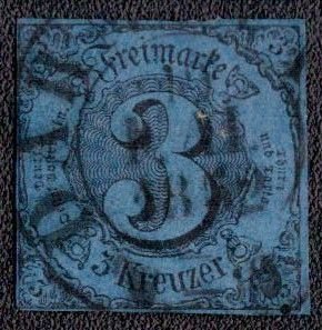 Thurn and Taxis - 43 1852 Used