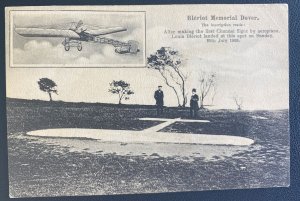 1912 Dover England Picture Postcard Cover To Forest Gate Bleriot Memorial