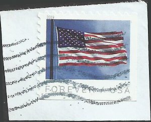 # 5344 Used US Flag Booklet Single