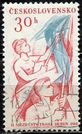 Czechoslovakia; 1961: Sc. # 1023: Used CTO Single Stamp