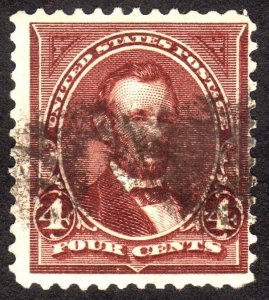 1898, US 4c, Lincoln, Used, Sc 280