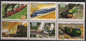Australia Stamp 1324-1329  - Trains