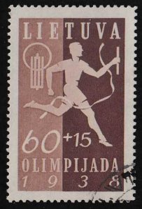 Lithuania Scott B46 Used.