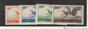 Lebanon, Postage Stamp, #C107-C110 VF Mint Hinged, 1946 Bird, Goose