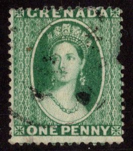 Grenada Scott 5B Used with small thin and trimmed perforations.