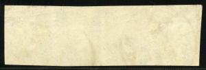 UNITIED STATES SCOTT#17 HORIZONTAL STRIP OF FOUR USED W/CREASE--SCOTT $1150.00