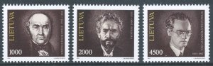 Lithuania #446-8 NH Famous Lithuanians