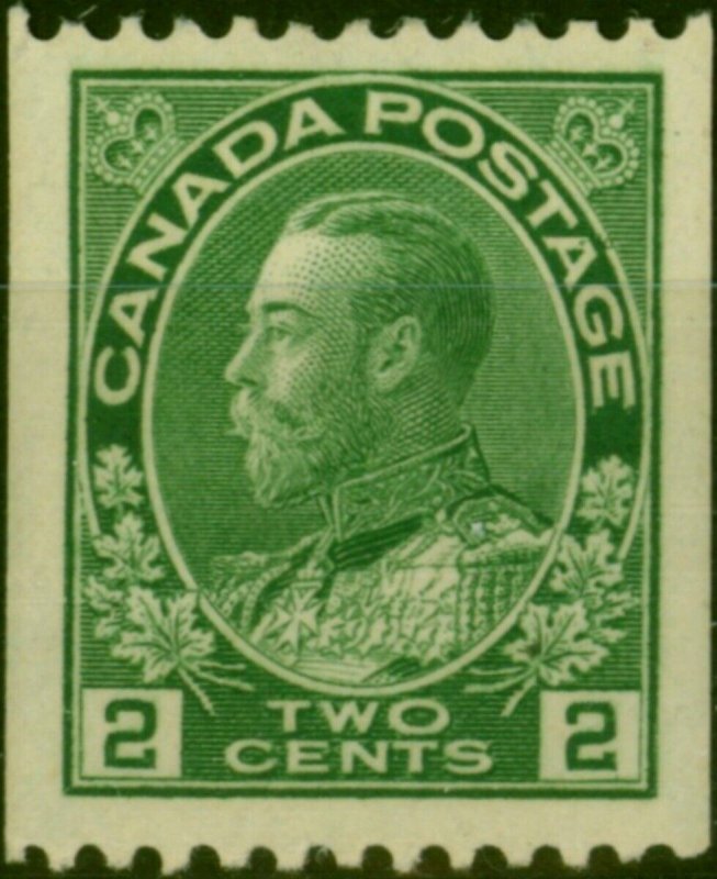 Canada 1924 2c Deep Green SG262 P.12 & Imperf Fine MM 