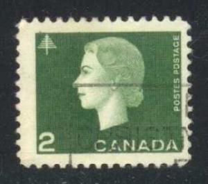 Canada #402 Queen Elizabeth II and Tree; Used