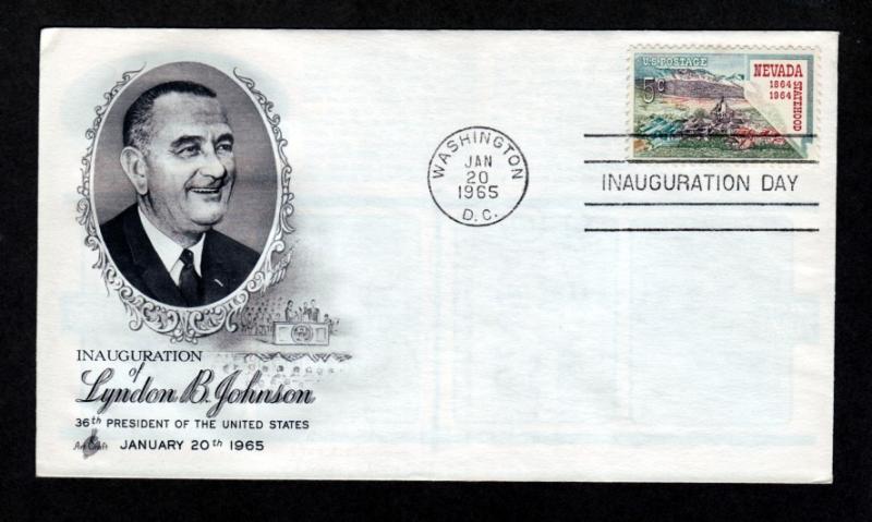 U S 1965 Inauguration Cover Lyndon Johnson