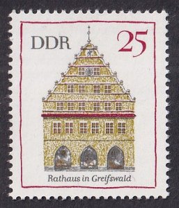 German Democratic Republic  DDR  #1020 MNH 1968 buildings 25pf