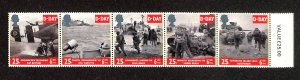 Great Britain, Postage Stamp, #1566a MNH, 1994 World War 2 D-Day (BA)