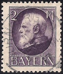 Bavaria #110 2M Prince Regent Luitpold used VF