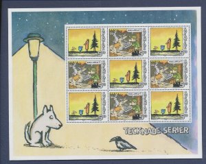 SWEDEN - Scott 2598f - MNH S/S - Technade Serier - Comic - 2008