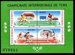 1988 Romania 4466-4469/B244 Sport - Tennis - Grand Slams 5,00 €