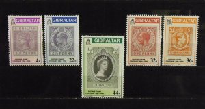 15658   GIBRALTAR   MNH # 485, 486, 487, 488, 489                  CV$ 7.45