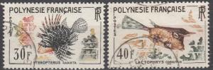 French Polynesia #201-2  F-VF Used CV #19.05    (A13077)