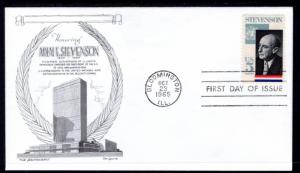 US 1275 Adlai Stevenson Arisocrats U/A FDC