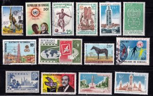 Senegal  stamps - a small batch with better issues    mint & used