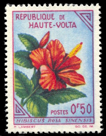 Upper Volta 111, MNH, Hibiscus