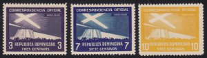 Dominican Republic - 1937 - SC O15-17 - LH - Complete set